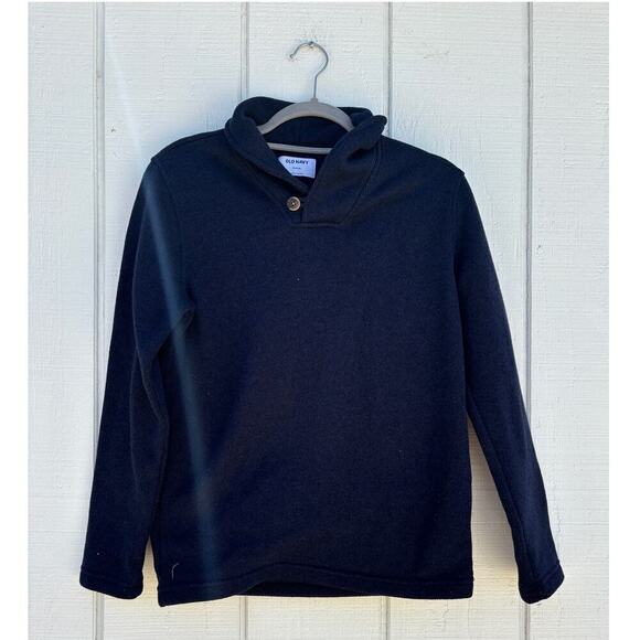 Old‎ Navy Boys Sweatshirt, High Neck, Button, Classic Sweatshirt, Size XL - Picture 1 of 4